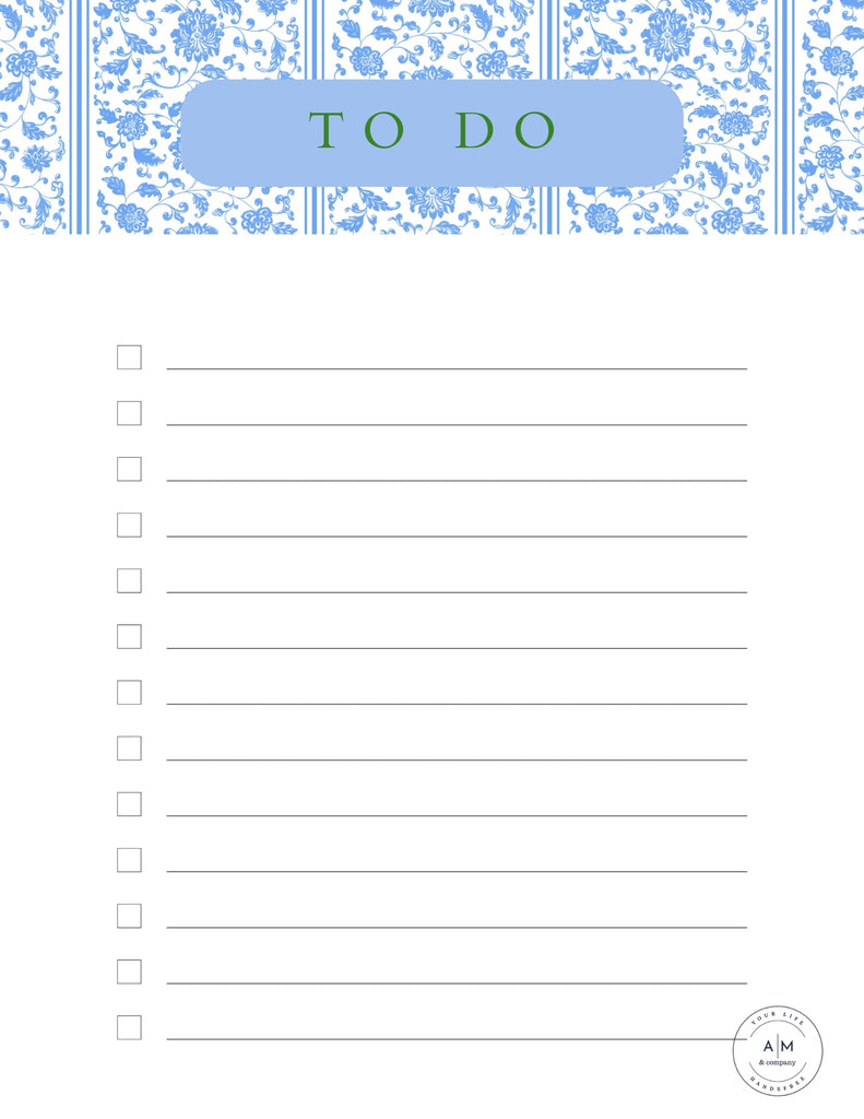 To Do List