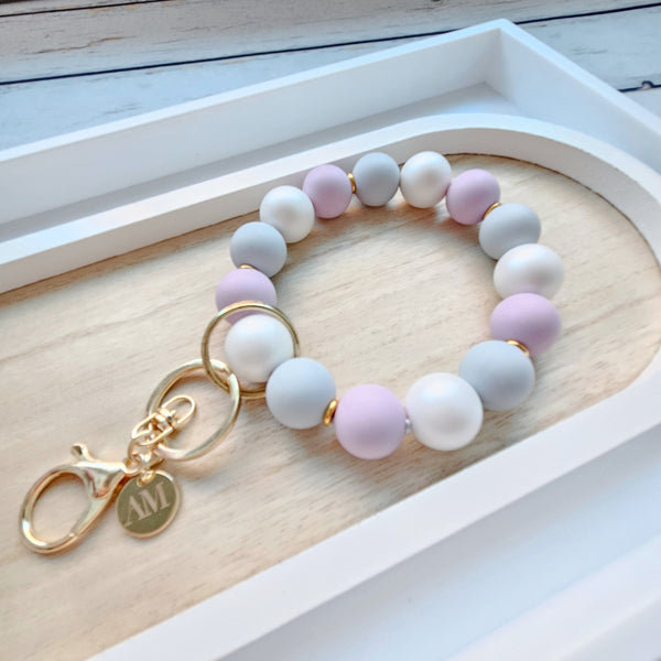 Pastels & Pearls Keyfob Bangle