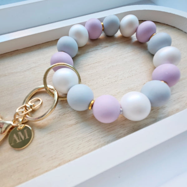Pastels & Pearls Keyfob Bangle