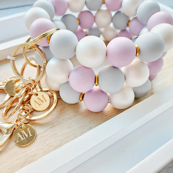 Pastels & Pearls Keyfob Bangle