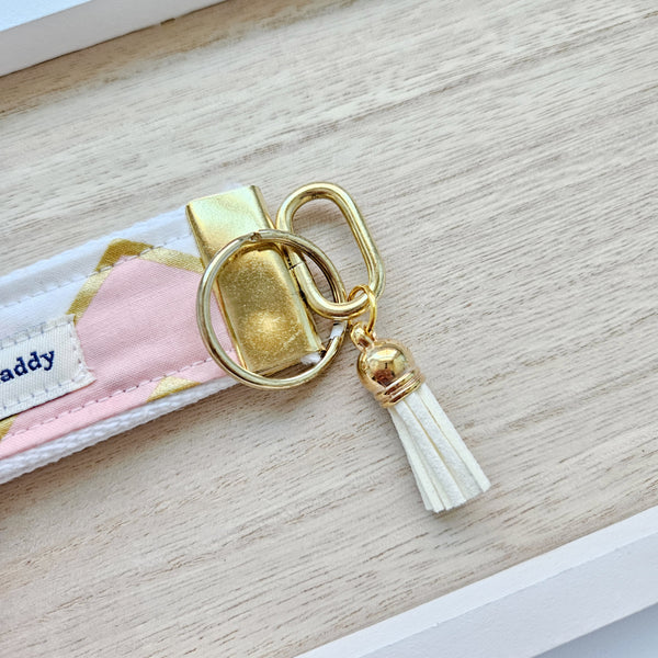 Chevron Blush Keyfob