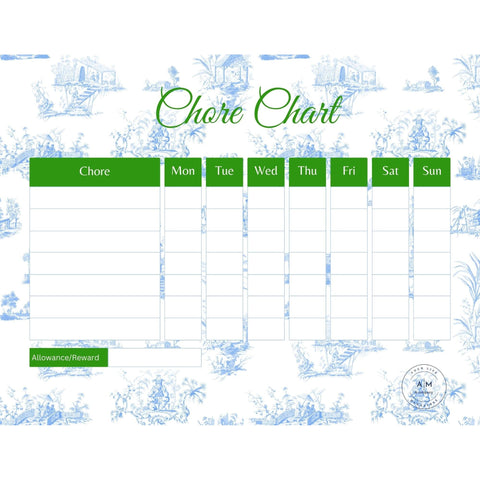 Chore Chart- Green
